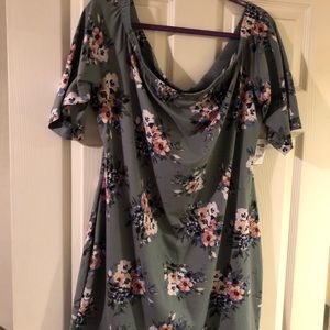 Charlotte Russe off the shoulder floral dress